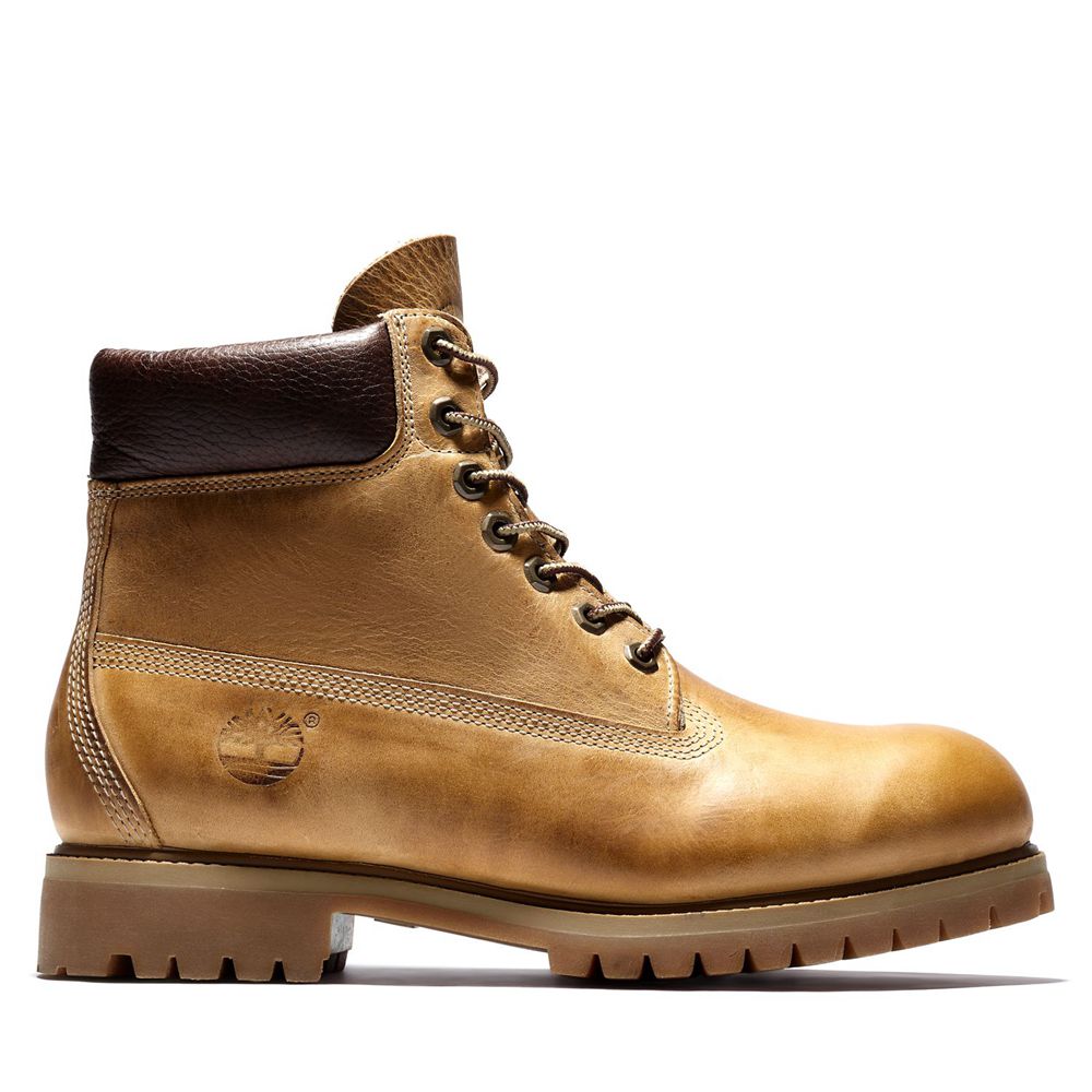 Botas 6-Inch Timberland Argentina Hombre - 6-Inch Heritage Waterproof - Marrones - NYZSBD-930